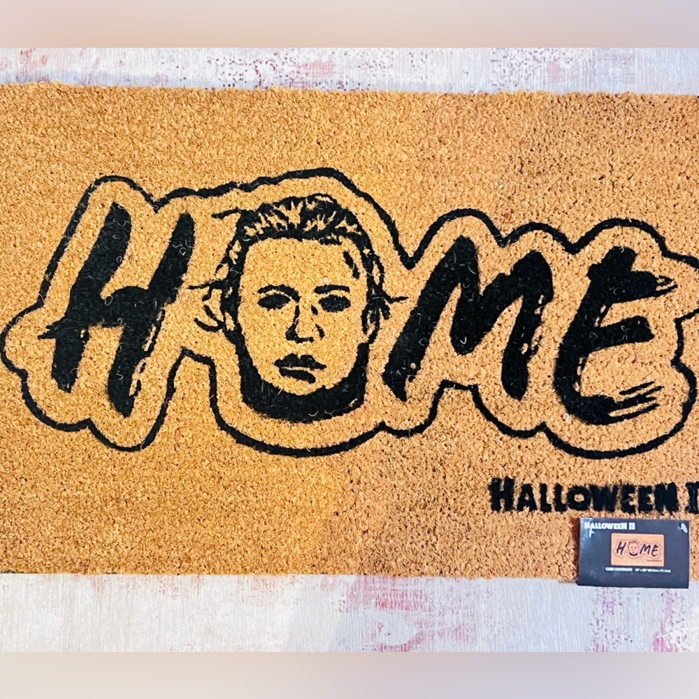 Halloween II Home Doormat - Black and Brown - Picture 2 of 2